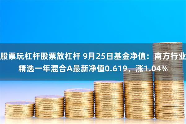 股票玩杠杆股票放杠杆 9月25日基金净值：南方行业精选一年混合A最新净值0.619，涨1.04%
