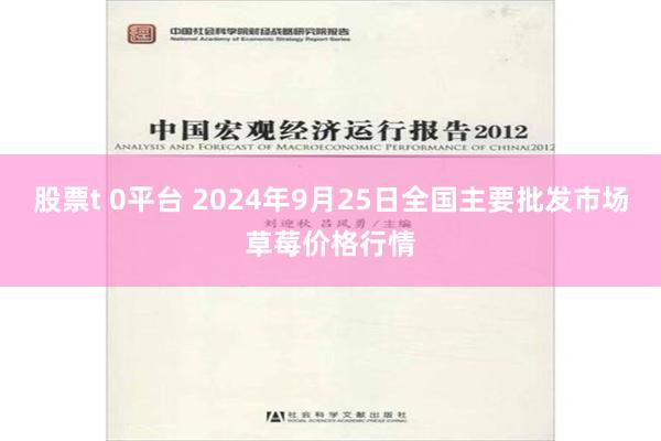 股票t 0平台 2024年9月25日全国主要批发市场草莓价格行情