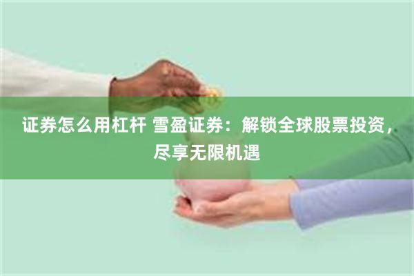 证券怎么用杠杆 雪盈证券：解锁全球股票投资，尽享无限机遇