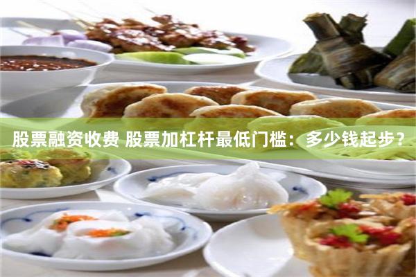 股票融资收费 股票加杠杆最低门槛：多少钱起步？