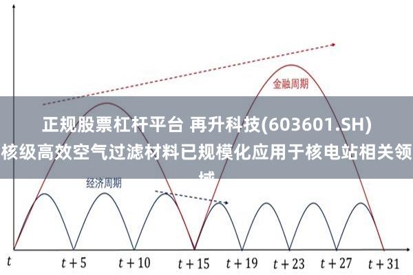 正规股票杠杆平台 再升科技(603601.SH)：核级高效空气过滤材料已规模化应用于核电站相关领域