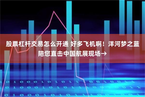 股票杠杆交易怎么开通 好多飞机啊！洋河梦之蓝陪您直击中国航展现场→