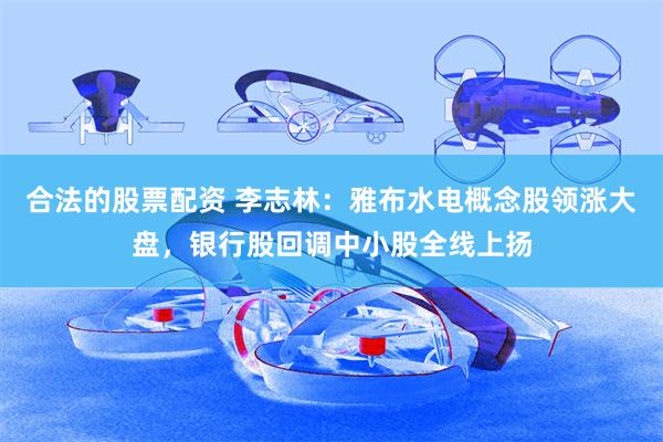 合法的股票配资 李志林：雅布水电概念股领涨大盘，银行股回调中小股全线上扬