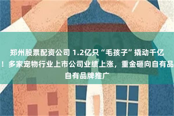 郑州股票配资公司 1.2亿只“毛孩子”撬动千亿元市场！多家宠物行业上市公司业绩上涨，重金砸向自有品牌推广