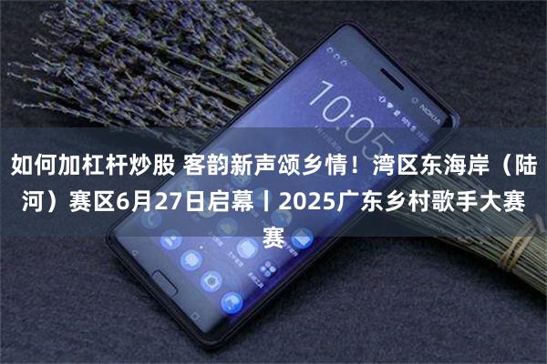 如何加杠杆炒股 客韵新声颂乡情！湾区东海岸（陆河）赛区6月27日启幕丨2025广东乡村歌手大赛
