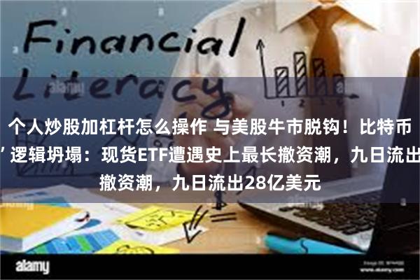 个人炒股加杠杆怎么操作 与美股牛市脱钩!比特币“高beta”逻辑坍塌:现货ETF遭遇史上最长撤资潮,九日流出28亿美元