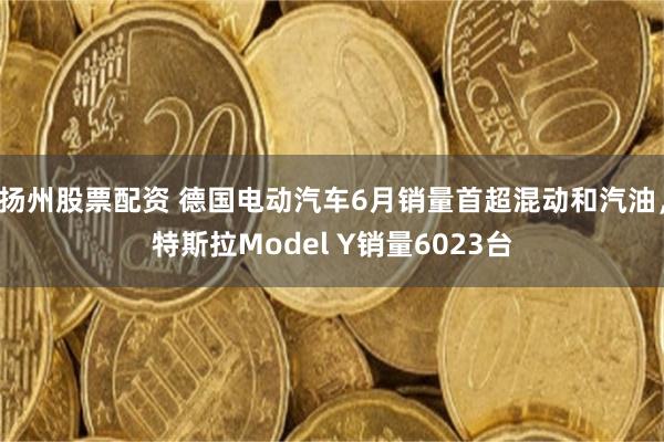 扬州股票配资 德国电动汽车6月销量首超混动和汽油，特斯拉Model Y销量6023台