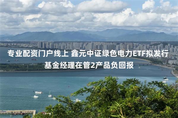 专业配资门户线上 鑫元中证绿色电力ETF拟发行 基金经理在管2产品负回报